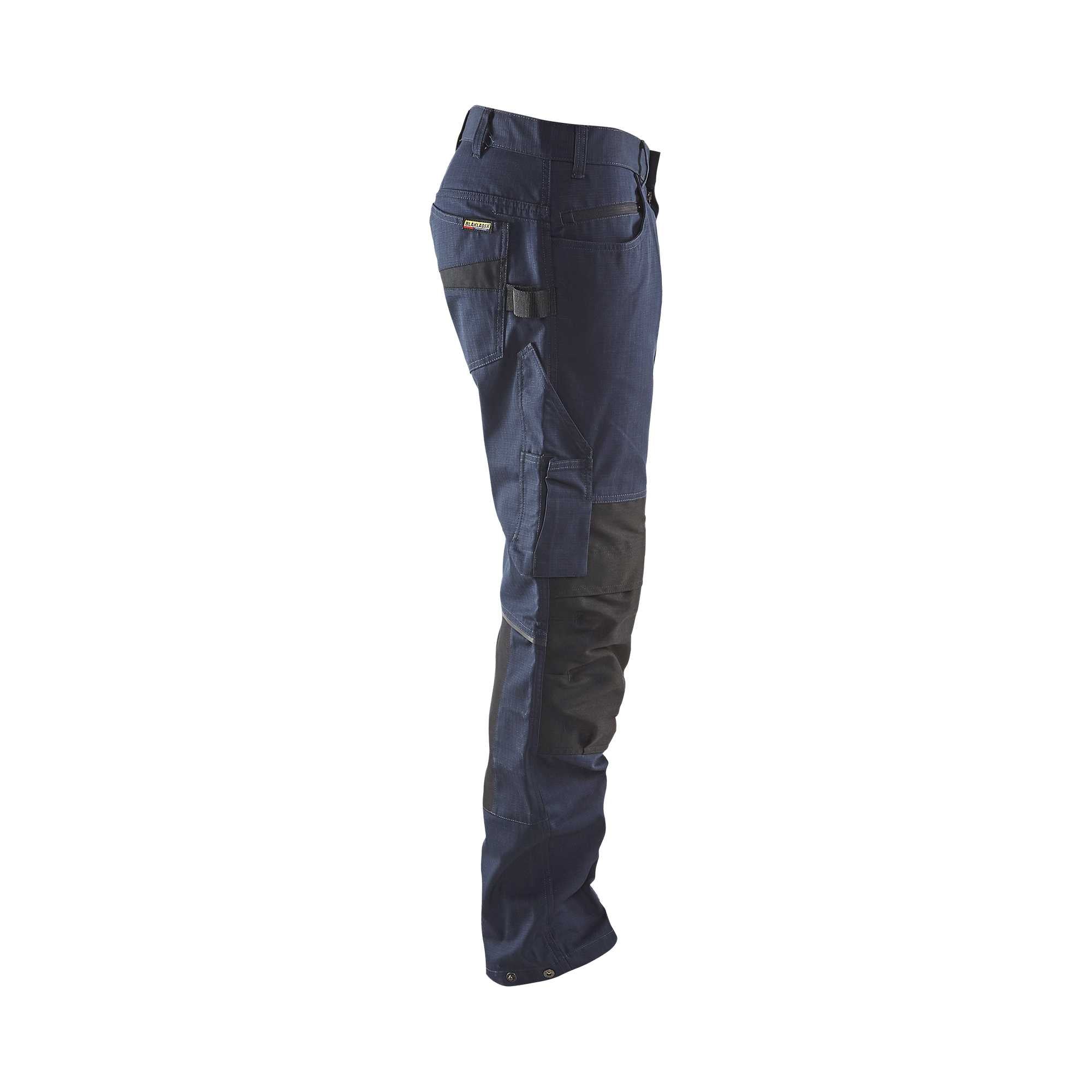 BLAKLADER 14951330 | Service Trousers with Stretch Work Trousers Men - Ripstop Fabric